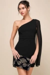 Lulus Impressive Radiance Navy Blue Velvet Beaded Sequin Clutch In Navy Blue