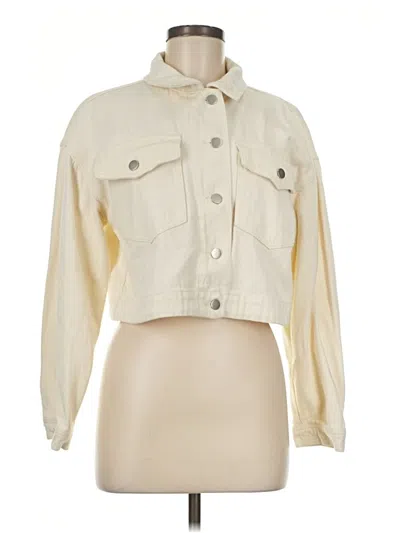 Pre-owned Lulus Jacket In Ivory