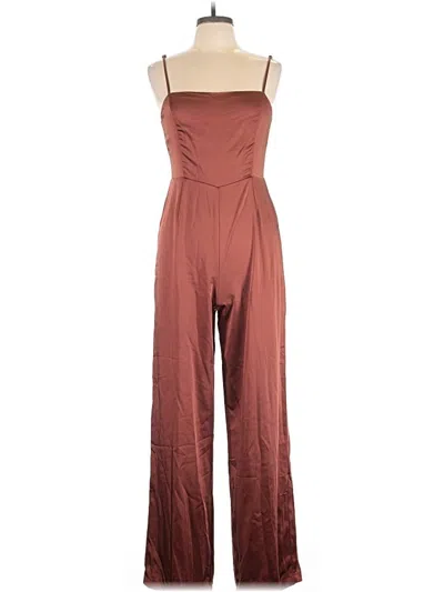 Pre-owned Lulus Jumpsuit In Brown