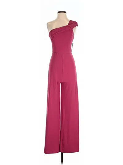 Pre-owned Lulus Jumpsuit In Burgundy