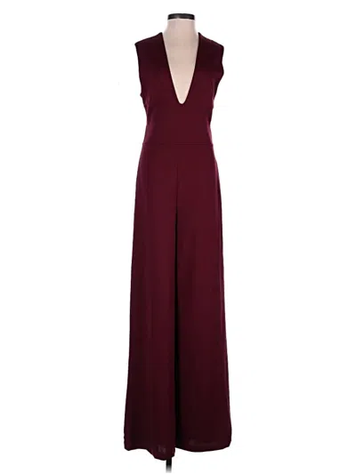 Pre-owned Lulus Jumpsuit In Burgundy