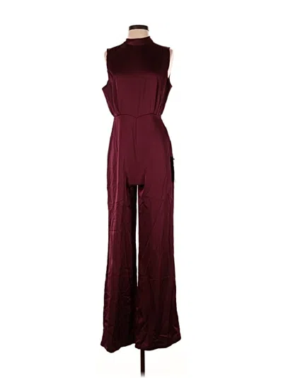 Pre-owned Lulus Jumpsuit In Burgundy