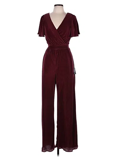 Pre-owned Lulus Jumpsuit In Burgundy