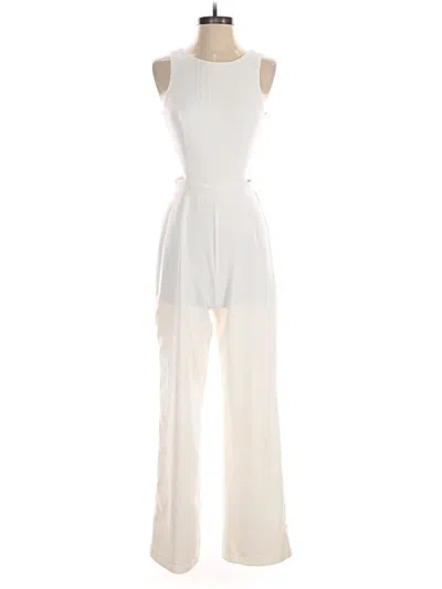 Pre-owned Lulus Jumpsuit In Ivory