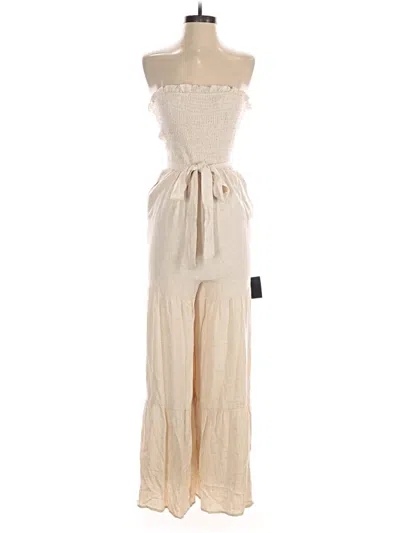 Pre-owned Lulus Jumpsuit In Ivory