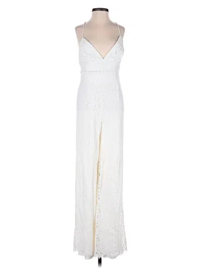 Pre-owned Lulus Jumpsuit In Ivory