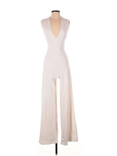 Pre-owned Lulus Jumpsuit In Ivory