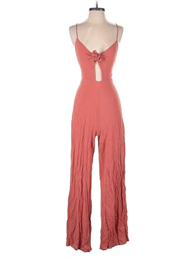 Pre-owned Lulus Jumpsuit In Pink
