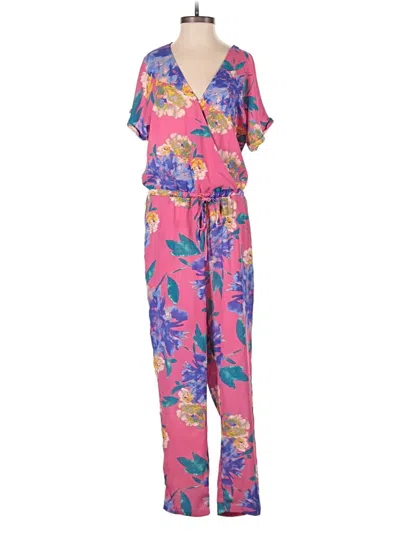 Pre-owned Lulus Jumpsuit In Pink