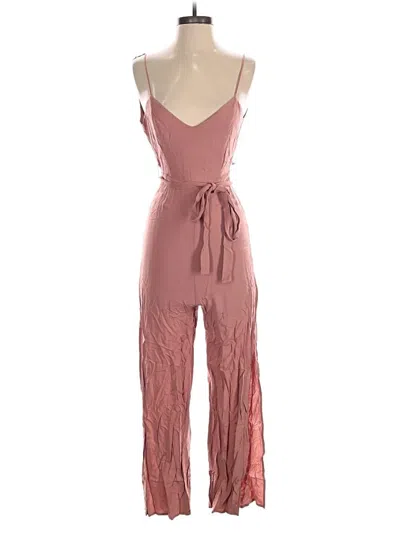 Pre-owned Lulus Jumpsuit In Pink