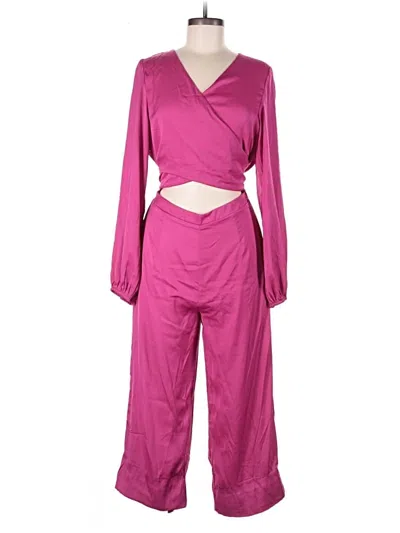 Pre-owned Lulus Jumpsuit In Pink