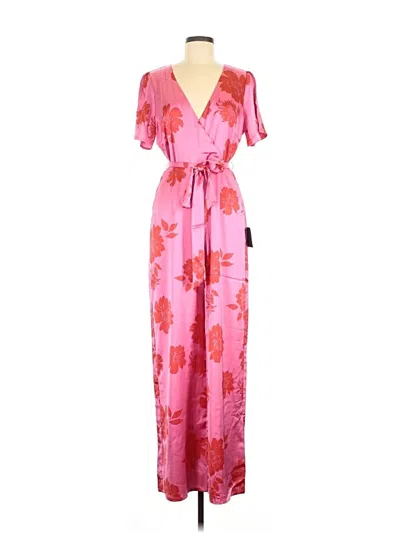 Pre-owned Lulus Jumpsuit In Pink