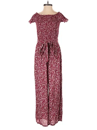 Pre-owned Lulus Jumpsuit In Red