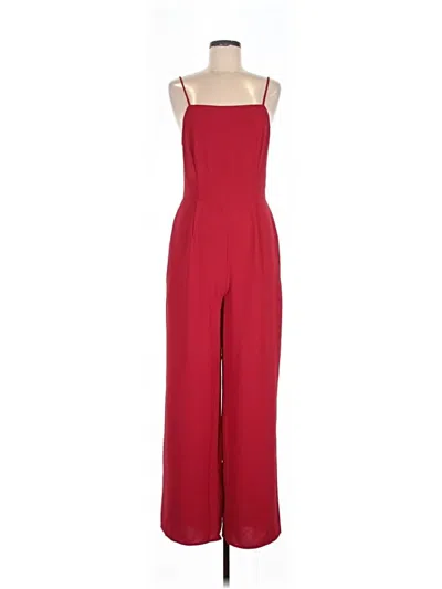 Pre-owned Lulus Jumpsuit In Red