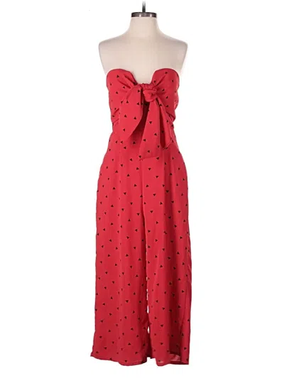 Pre-owned Lulus Jumpsuit In Red