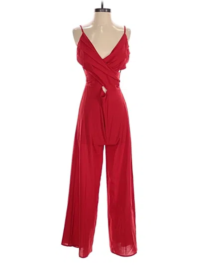Pre-owned Lulus Jumpsuit In Red