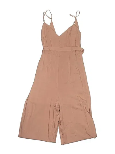 Pre-owned Lulus Jumpsuit In Tan