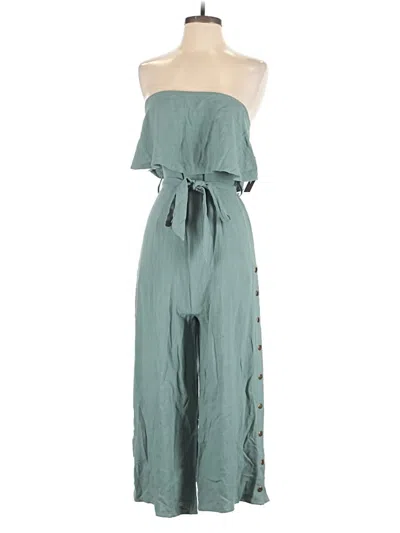 Pre-owned Lulus Jumpsuit In Teal