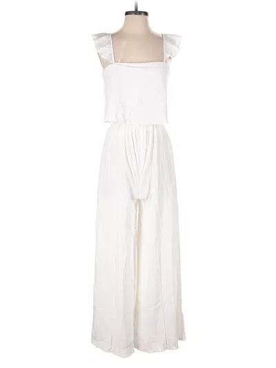 Pre-owned Lulus Jumpsuit In White