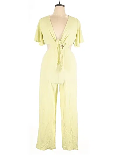 Pre-owned Lulus Jumpsuit In Yellow