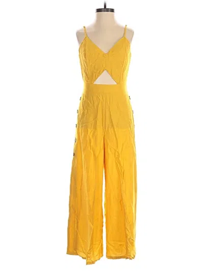 Pre-owned Lulus Jumpsuit In Yellow