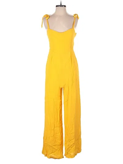 Pre-owned Lulus Jumpsuit In Yellow