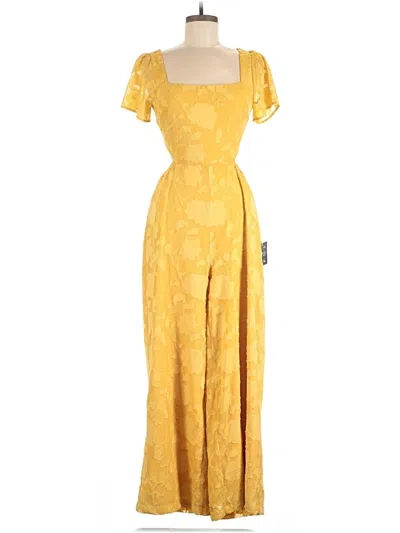 Pre-owned Lulus Jumpsuit In Yellow