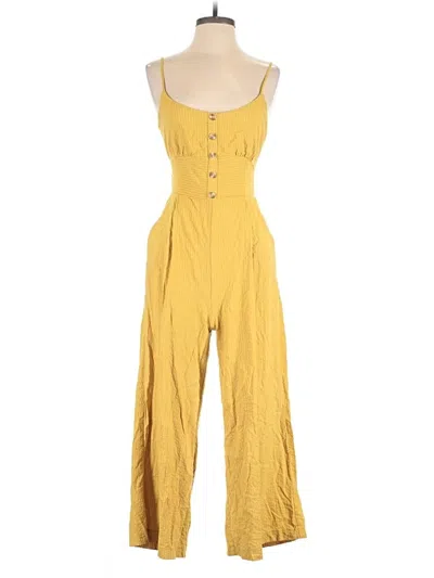 Pre-owned Lulus Jumpsuit In Yellow