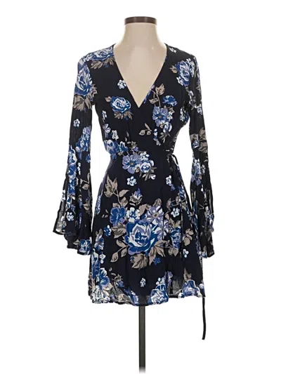 Pre-owned Lulus Kimono In Blue