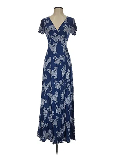 Pre-owned Lulus Kimono In Blue