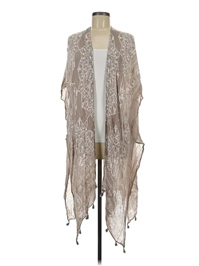 Pre-owned Lulus Kimono In Silver