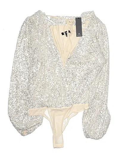 Pre-owned Lulus Kimono In Silver
