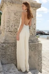 Lulus Lenni Cream Plisse Backless Two-piece Jumpsuit