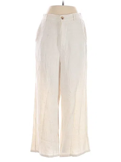 Pre-owned Lulus Linen Pants In White