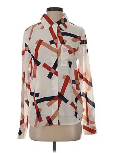Lulus Long Sleeve Blouse In Ivory
