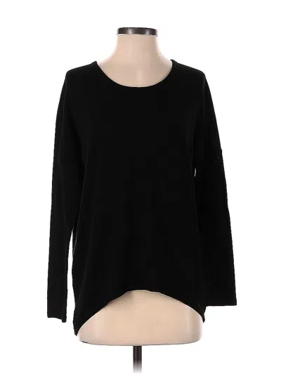 Pre-owned Lulus Long Sleeve Top Black Boatneck Tops