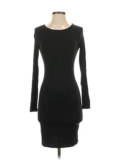 Pre-owned Lulus Long Sleeve Top Black Boatneck Tops