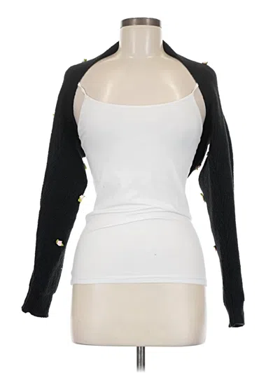 Pre-owned Lulus Long Sleeve Top Black Sweetheart Neckline Tops