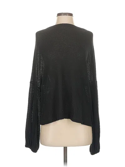 Pre-owned Lulus Long Sleeve Top Black Turtleneck Tops