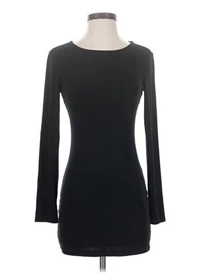 Pre-owned Lulus Long Sleeve T-shirt In Black