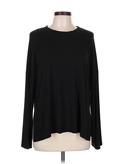 Pre-owned Lulus Long Sleeve T-shirt In Black