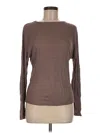 Lulus Long Sleeve T-shirt In Brown