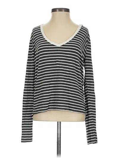 Pre-owned Lulus Long Sleeve T-shirt In Gray