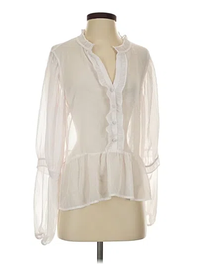 Pre-owned Lulus Long Sleeve T-shirt In Ivory