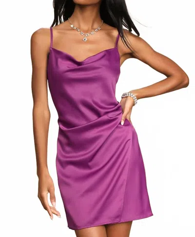 Lulus Muse Mini Dress In Violet In Purple