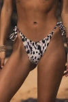 Lulus Namir White Leopard Side-tie Bikini Bottoms In White