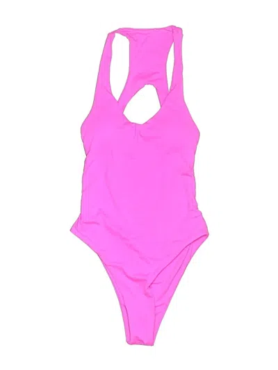 Pre-owned Lulus One Piece Swimsuit In Pink