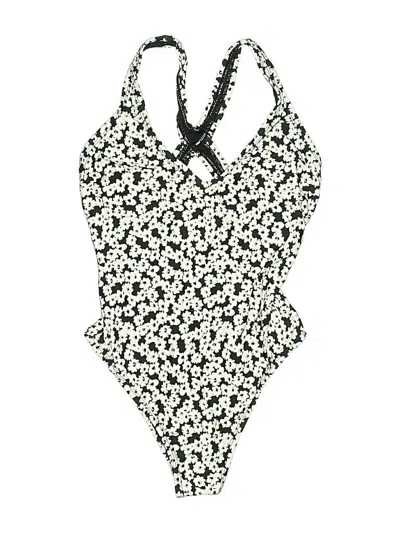 Pre-owned Lulus One Piece Swimsuit In White