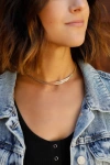 Lulus Partnership Gold Layered Choker Necklace In Gold