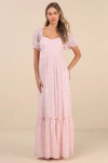 Lulus Phenomenal Sweetness Pink Floral Burnout Bustier Maxi Dress In Pink